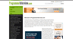 Desktop Screenshot of programmerinterview.com